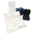 Chopard // 18k White Gold Happy Diamonds Floating Diamond Ring // Ring Size: 4.5 // Store Display