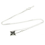 Louis Vuitton // 18k White Gold Star Blossom Diamond Pendant Necklace // 16.14" // Store Display