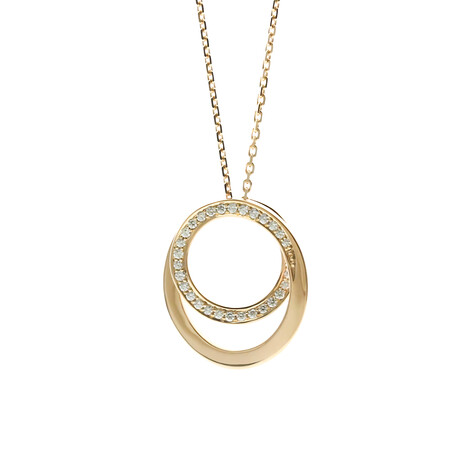 Cartier // 18k White Gold Étincelle Diamond Pendant Necklace // 15.35"-16.53" // Store Display