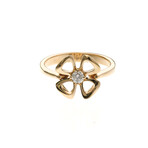 Bulgari // 18k Rose Gold Fiorever Diamond Floral Ring // Ring Size: 5.25 // Store Display
