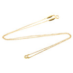 Tiffany & Co. // 18k Rose Gold Diamonds by the Yard Solitaire Pendant Necklace // 16.14" // Store Display