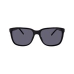 Burberry // Men's BE4181 300187 Square // Black Burberry Print+ Dark Gray