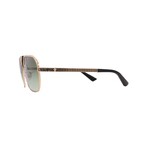 Versace // Men's VE2294-10028E Aviator // Gold + Green Gradient
