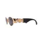 Versace // Men's VE2299-100287 Round // Gold Black + Dark Grey