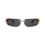Versace // Men's VE2291-100287 Square // Gold Black + Dark Grey