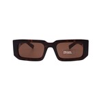 Prada // Men's PR06YS 2AU8C1 Square // Tortoise + Dark Brown
