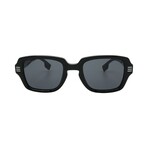 Burberry // Men's BE4349 300187 Square // Black + Dark Gray