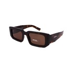 Prada // Men's PR06YS 2AU8C1 Square // Tortoise + Dark Brown