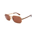 Versace // Men's VE2297-100273 Pilot // Gold + Brown