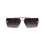 Versace // Men's VE2245 10028G Square // Gold + Grey Gradient