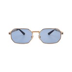 Versace // Men's VE2297-100280 Pilot // Gold + Light Blue