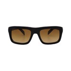 Prada // Men's PRD11S-16K10X Square // Black + Yellow Gradient Light Brown