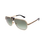 Versace // Men's VE2294-10028E Aviator // Gold + Green Gradient