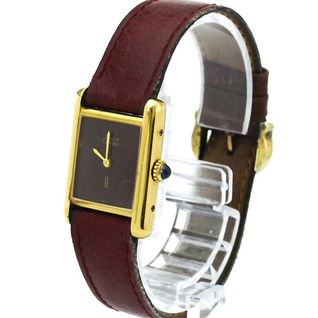 Cartier Ladies Tank Vermeil Manual Wind // CR-BLV // Pre-Owned