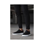 36's Laceless Low Top Napa Leather Sneakers // Black (US: 7)