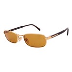 Prada // Men's PRB54S-5AK50P Square // Gold + Dark Honey