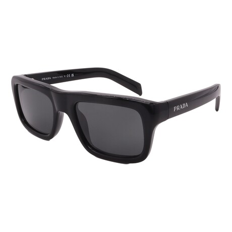 Prada // Men's PRD11S-16K08Z Square // Black + Dark Grey