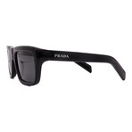 Prada // Men's PRD11S-16K08Z Square // Black + Dark Grey