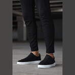 36's Laceless Low Top Napa Leather Sneakers // Black (US: 8)