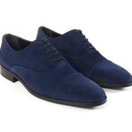 Maxwell Cap Toe Oxford Dress Shoes // Navy Blue (US: 7)