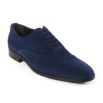 Maxwell Cap Toe Oxford Dress Shoes // Navy Blue (US: 7)