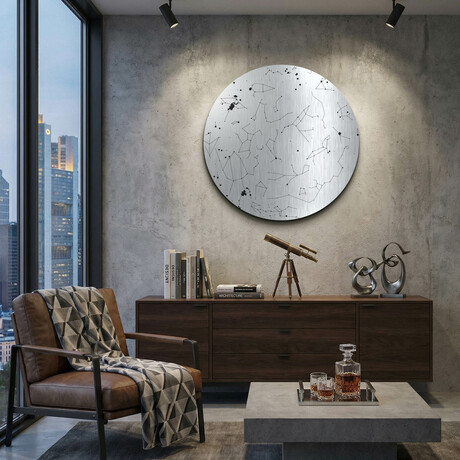 The Sky Above Seoul // Silver (0.13”L x 12”Ø)