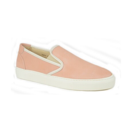 Leather Slip-On Sneakers // Blush (US: 8)