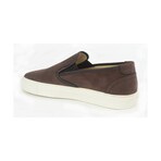 Leather Slip-On Sneakers // Brown (US: 8.5)