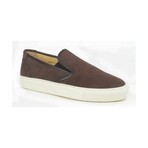 Leather Slip-On Sneakers // Brown (US: 8.5)