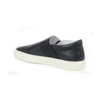 Leather Slip-On Sneakers // Black (US: 8)
