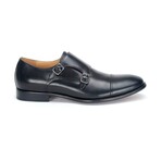 Coleman Double Monk Strap Shoe // Black (US: 8)