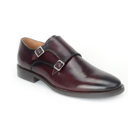 Contra Plain Toe Monk Strap // Bourbon (US: 8)