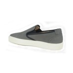 Leather Slip-On Sneakers // Charcoal (US: 8.5)