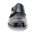 Coleman Double Monk Strap Shoe // Black (US: 8)