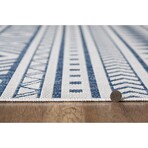 Provo Natura - Machine Woven Performance // Ivory/Blue - Botanical (2’7” x 3’11”)