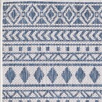 Provo Natura - Machine Woven Performance // Ivory/Blue - Botanical (2’7” x 3’11”)