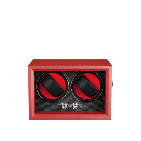 Oxford Guardian 2-Slot Watch Winder // Red