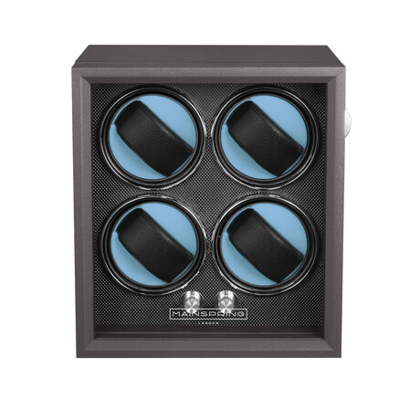 Oxford Guardian 4-Slot Watch Winder // Gray