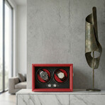 Oxford Guardian 2-Slot Watch Winder // Red
