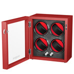 Oxford Guardian 4-Slot Watch Winder // Red