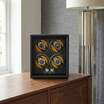 Oxford Guardian 4-Slot Watch Winder // Black