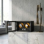 Oxford Guardian 2-Slot Watch Winder // Black