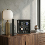 Oxford Guardian 4-Slot Watch Winder // Gray