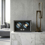 Oxford Guardian 2-Slot Watch Winder // Gray