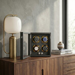 Oxford Guardian 4-Slot Watch Winder // Black