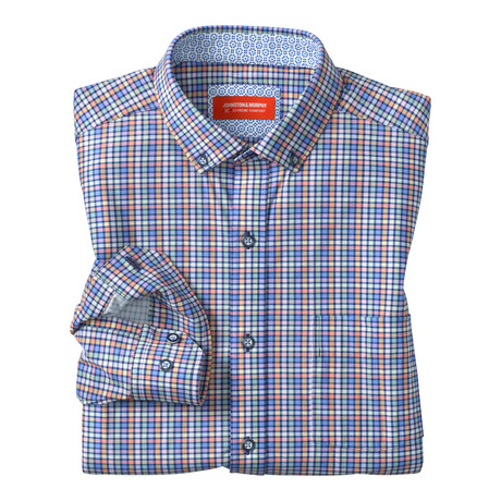 XC+ Motion Long-Sleeve Sport Knit Shirt // Multi Check (S)