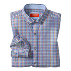 XC+ Motion Long-Sleeve Sport Knit Shirt // Multi Check (S)