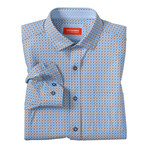 XC+ Motion Long-Sleeve Print Knit Shirt // Orange Cross Petal (S)