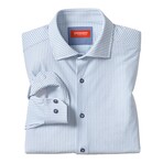 XC+ Motion Long-Sleeve Dress Knit Shirt // White/Blue Diamond (S)