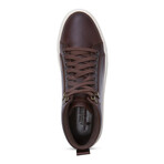 Wellington // High Top Sneaker // Brown (US: 8.5)